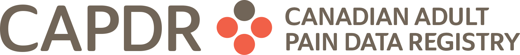 Canadien adult pain data registry (CAPDR)